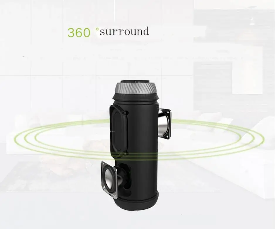 Vidson D6 мини-динамик беспроводной Bluetooth бас 360 колонка двойной динамик с AUX TF Altavoz Portatil de Gran Potencia для xiaomi