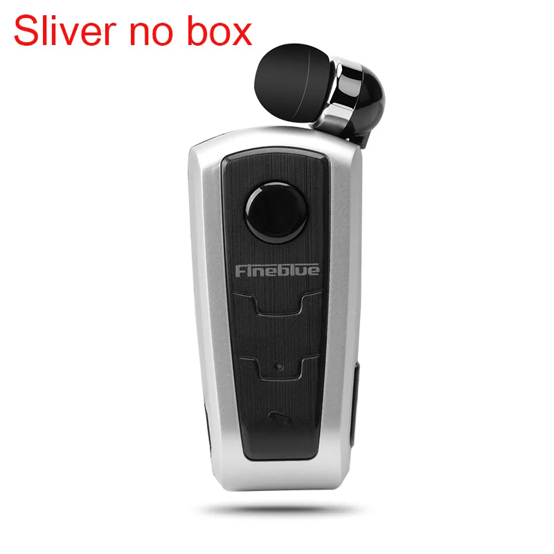 Silver NO box Fineblue F910 наушники беспроводной драйвер Auriculares Bluetooth наушники вибрации износа клип стерео спортивная Гарнитура для вождения - Цвет: Silver NO box