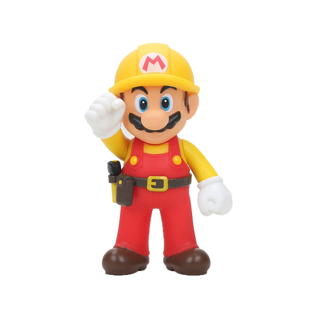 8-15 см Фигурки "Супер Марио" игрушки Mario Bros Bowser Luigi Koopa Yoshi Mario Maker Odyssey ПВХ фигурка модель куклы игрушки подарок - Цвет: C