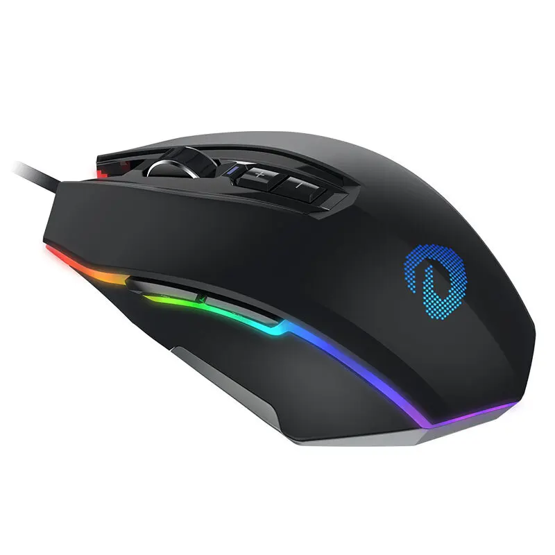 Оригинальная Проводная игровая мышь Dareu EM925 PRO 10800 dpi, 7-deep Регулируемая оптическая мышь PMW3336, светильник дыхания двигателя