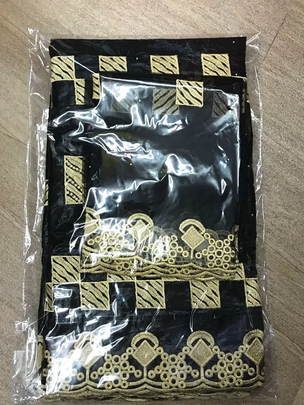 Brode dentelle Африканский getzner парча в Гвинейском стиле Базен свадебная ткань 7 ярдов/lotHLB132
