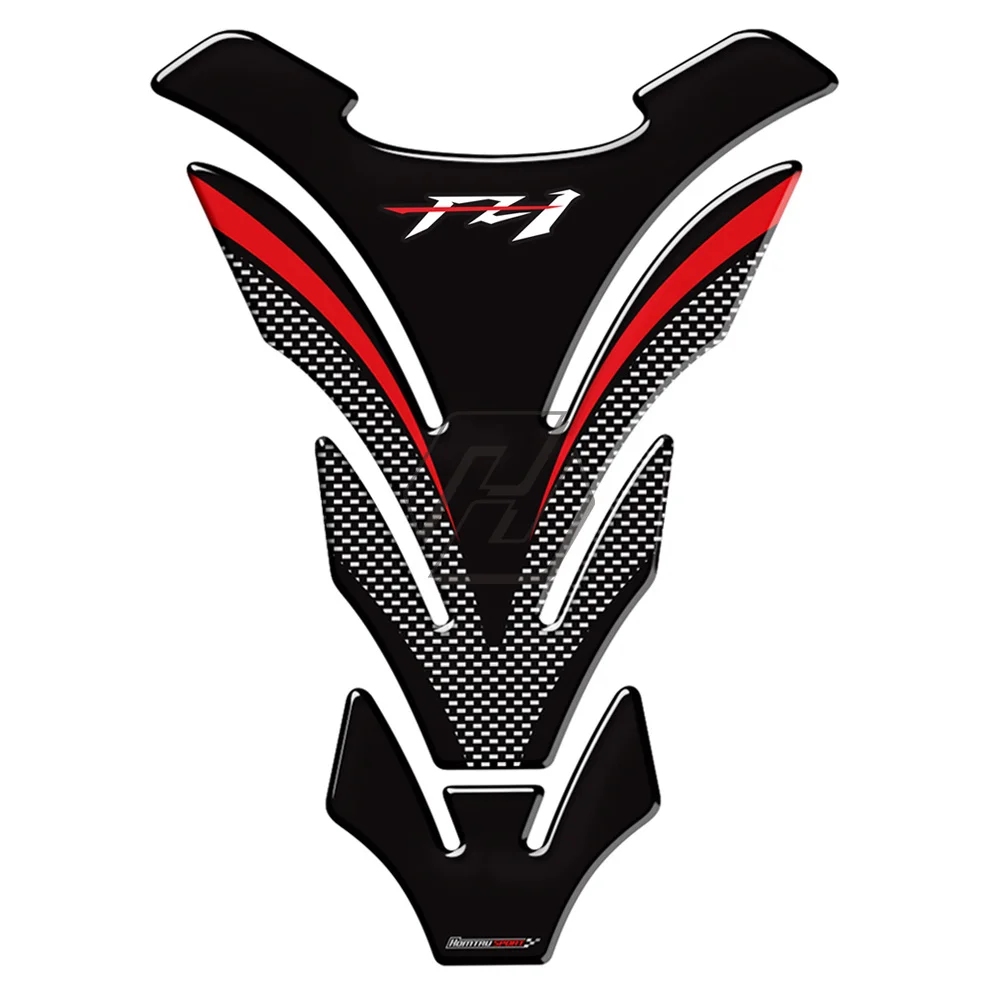 3D углеродный вид мотоциклетный Танк Pad Защитная Наклейка Наклейки чехол для Yamaha FZ1 FZ 1 FZ1N танк