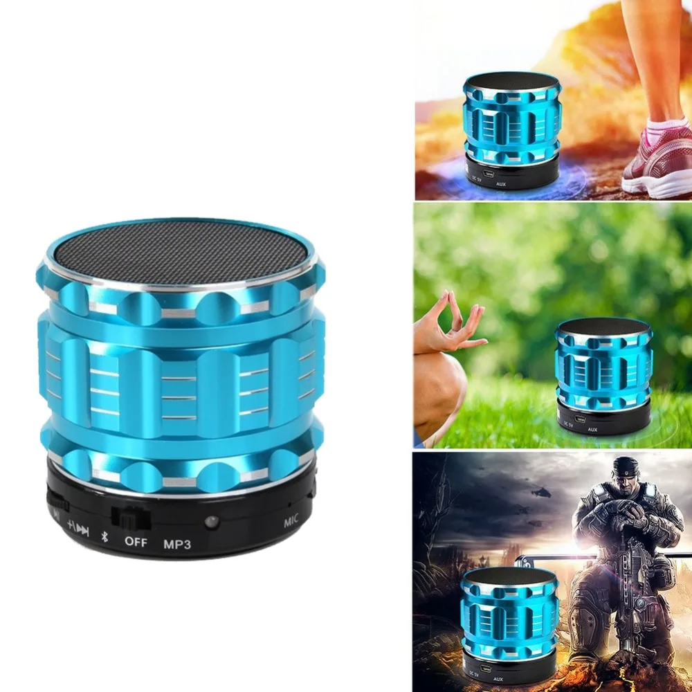 Buyincoins металла беспроводной Bluetooth колонки с FM радио Поддержка SD карты Музыка Аудио