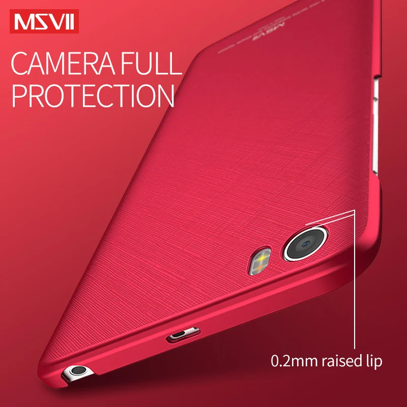 Msvii Шикарный чехол Для Сяо mi 5 бампера для Pro Случаи ультра тонкий решетчатые