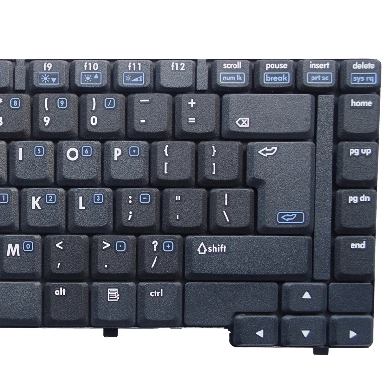 Новая английская клавиатура для ноутбука HP NC6400 6400 UI раскладка с точечной
