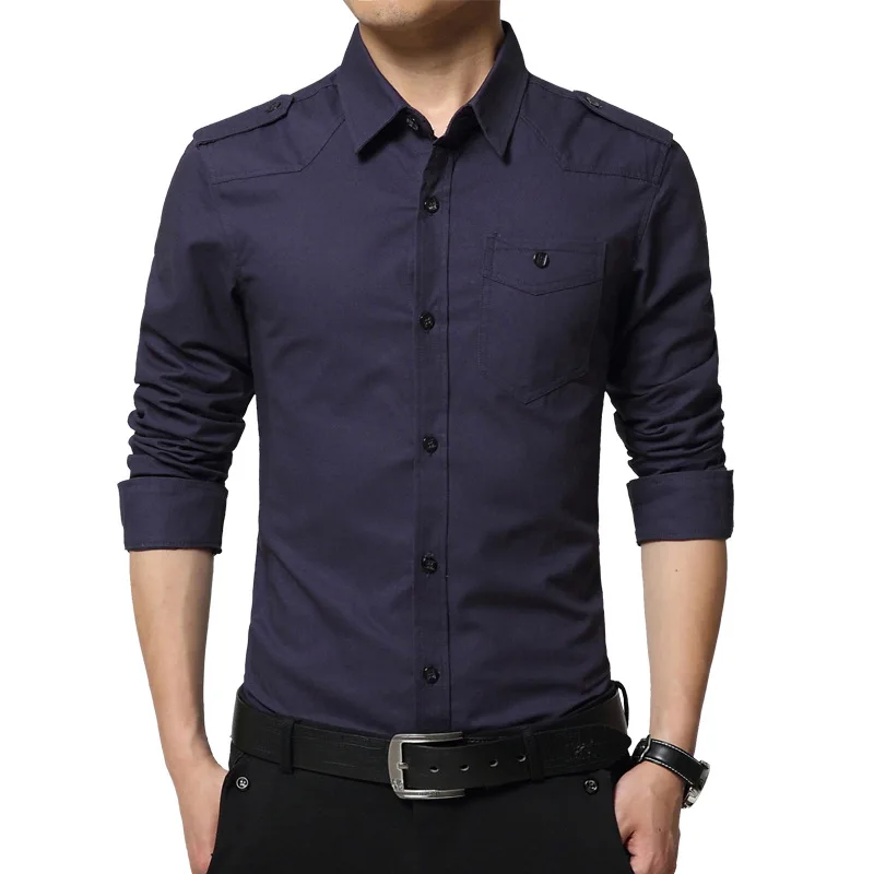 Новое поступление 2017 повседневная мужская одежда рубашка Высококачественная из