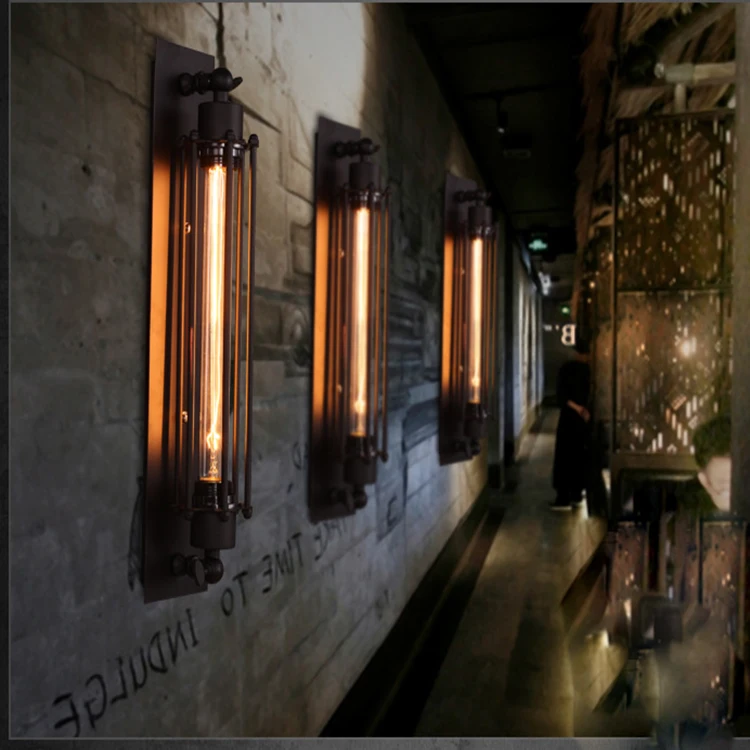 Американский винтажный светодиодный настенный светильник кантри Wandlamp Бар