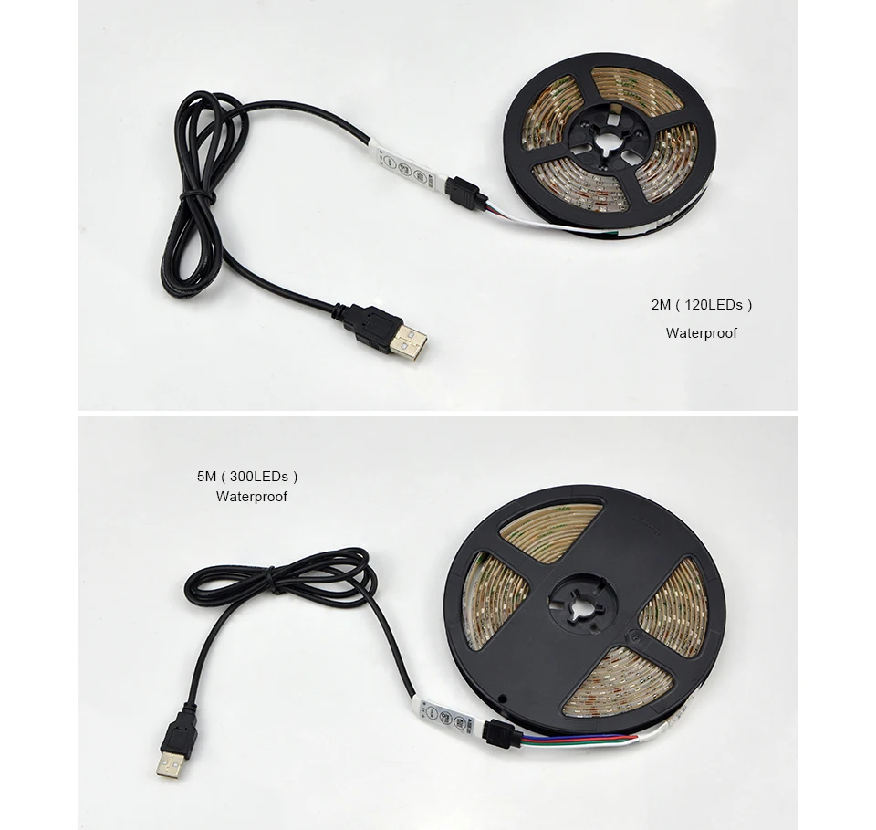 5 в USB порт светодиодная подсветка под шкаф RGB лампа для шкафа Шкаф HD tv настольное украшение для ПК светильник ing 1 м 2 м 3 м 4 м 5 м