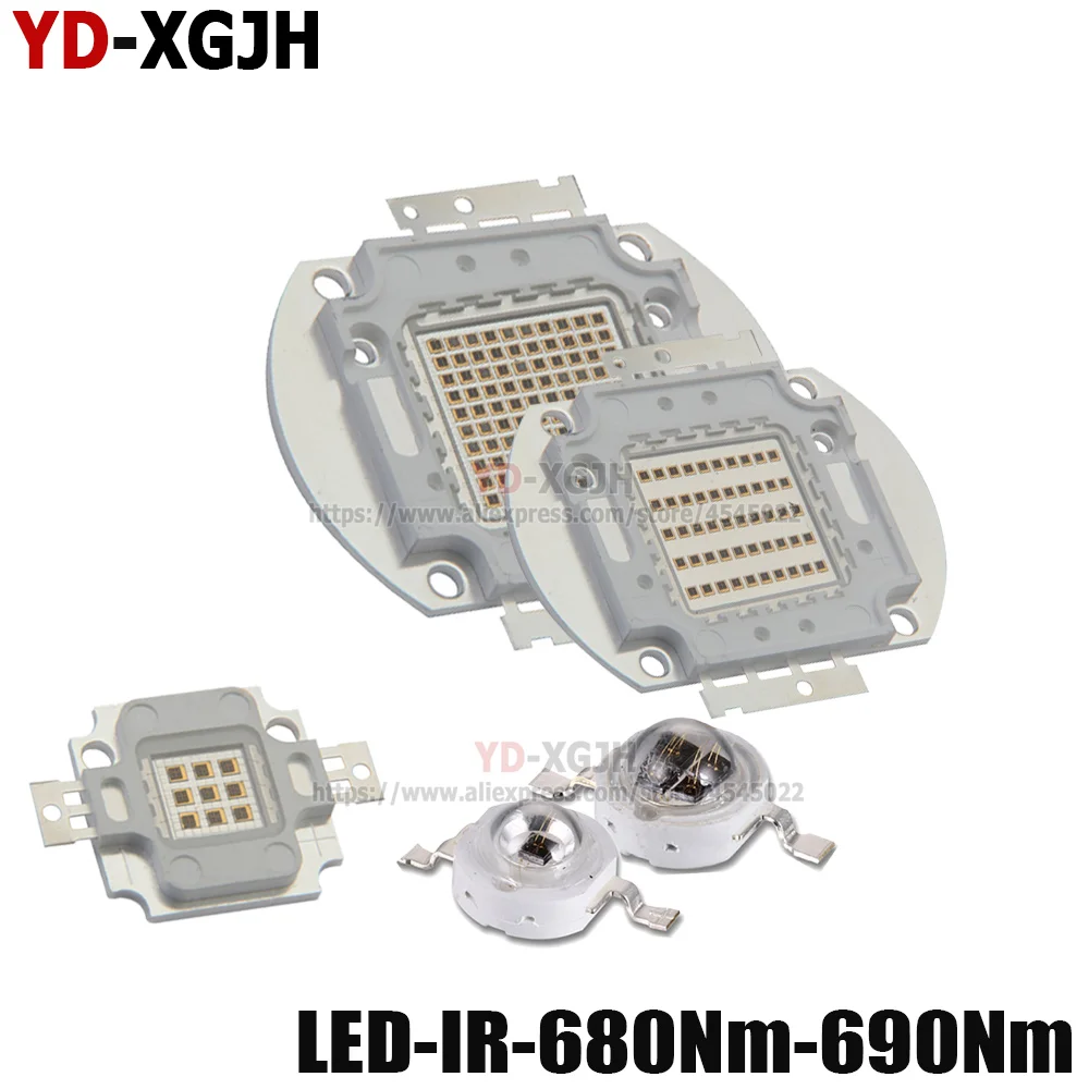 ИК излучатель высокой мощности 100 нм 3 Вт 5 10 20 50 Вт|Светодиодные лампы и трубки| |