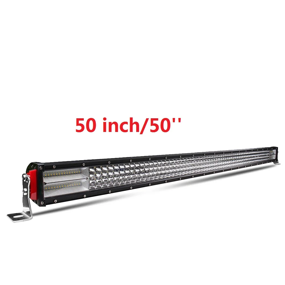 50inch offroad bar CO светильник Led Bar 22 дюймов 32 42 50 52 ''8D Rampe Led 4-рядный светильник для внедорожного джипа Wrangker Jk Лада Нива 4X4 охотничий трактор - Цвет: 50inch offroad bar