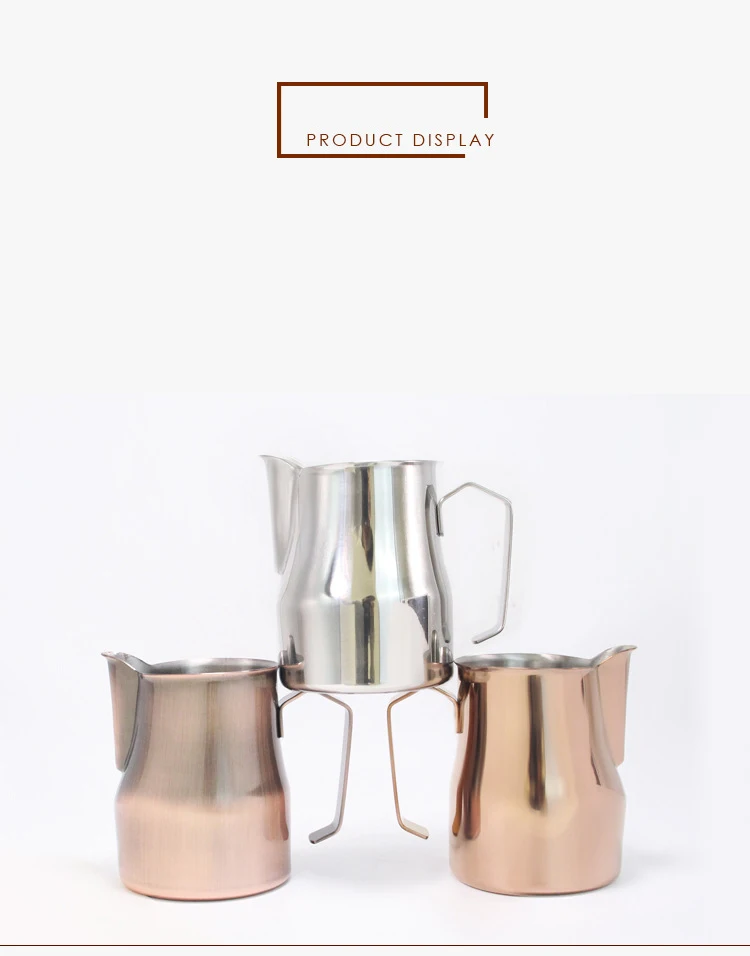 500ml 7Color Stainless Steel Espresso Coffee Pitcher Barista Kitchen Craft Scale Coffee Latte Milk Frothing Jug
