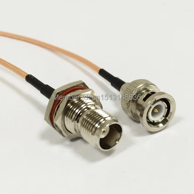 Новый модем коаксиальный кабель TNC Гнездовой разъем BNC штекер RG316 Pigtail 15 см 6