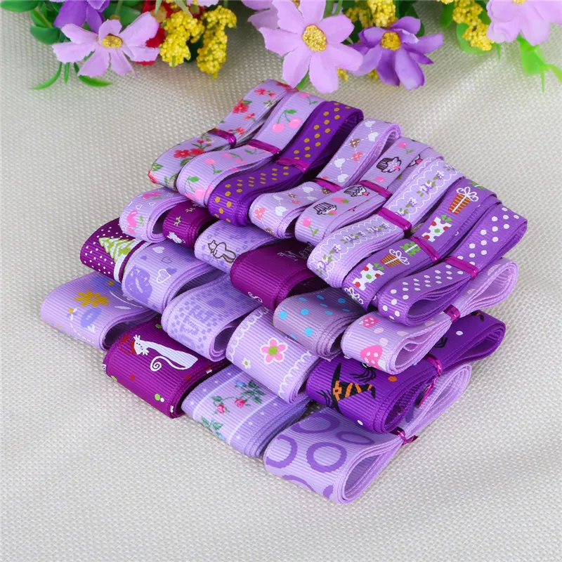 10-25mm Mix Style Grosgrain Ribbons Printing Satin Webbing for DIY Wedding Party Christmas Decoration Sewing Accessories | Дом и сад