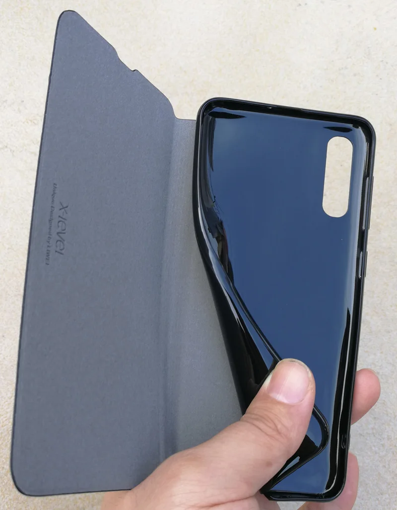 Кожаный чехол-книжка X-Level для Samsung Galaxy A30 A50 A70 A40 A20 A10, Ультратонкий чехол для M30 M20 M10