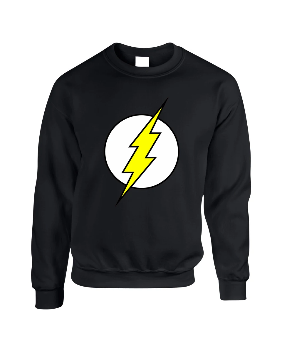 Толстовка с надписью The Flash Star Lab теория джика большого взрыва толстовка уличная