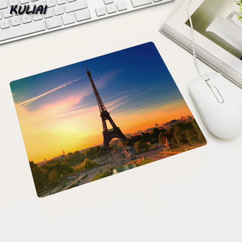 XGZ French Tower 22X18/25X20/29X25CM прямоугольный маленький размер резиновый коврик для мыши