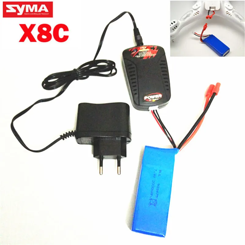 Зарядное устройство Syma X8 X8A X8C X8C/W зарядное с несколькими зарядками 7 4 В 2000