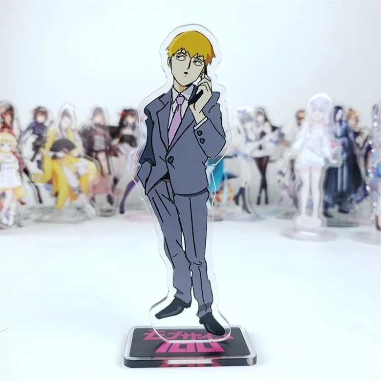 11 Аниме толпа Psycho 100 Mobu Saiko Hyaku Reigen Arataka Kageyama Shigeo Косплей стенд фигурка модель акриловый стол Декор подарок - Цвет: 11