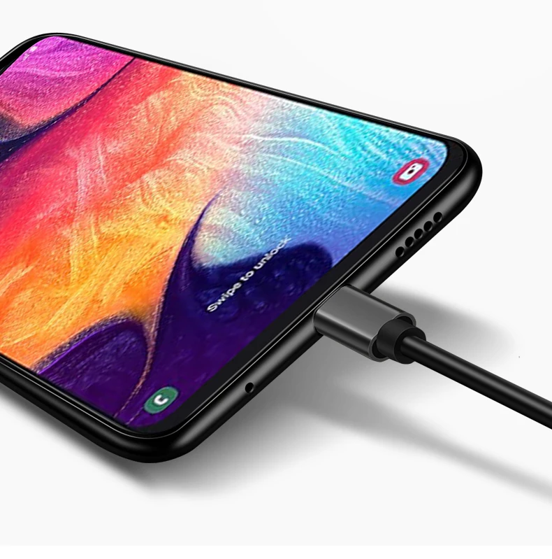 Для samsung Galaxy A50 чехол PC Пластиковый стеклянный чехол для телефона черный ТПУ бампер чехол для samsung Galaxy A50 A 50 A505F A505 чехол