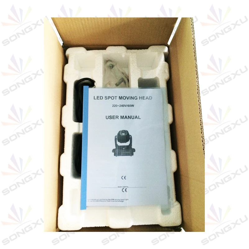 60w привело движущихся голову света dj этапе фары оборудования дазерный проектор