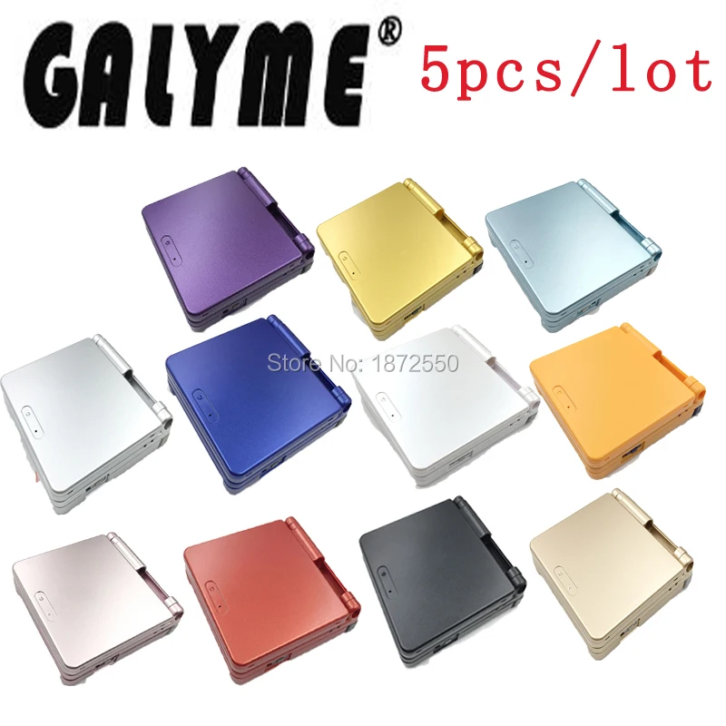Пластиковый Чехол для консоли Game Shel 5 шт./лот подходит GameboyAdvance SP GBO DMG GBASP