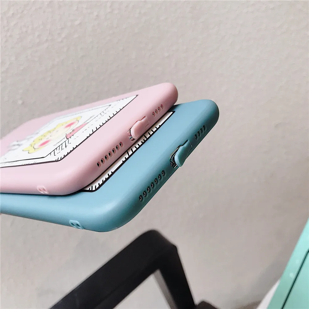Чехол для пар IPhone 7 6s 8 Plus мягкий чехол телефона из ТПУ Happy Boy Little Girl X XR XS Max розовые