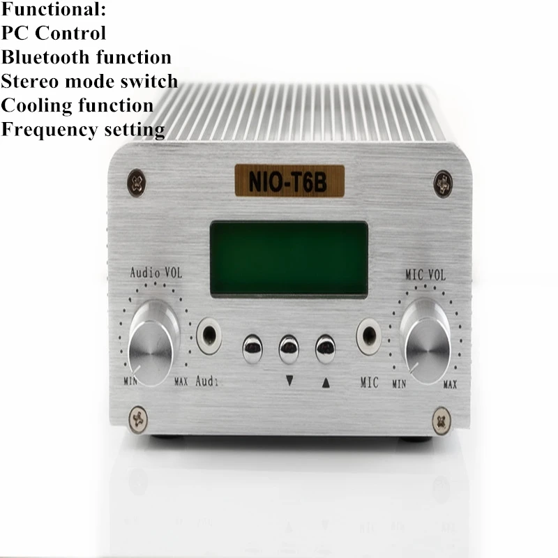 

2017 Hot Selling Product Imported Electronic Components High Quality Functional Wireless Broadcast NIO-T6B FM PLL Transmitter