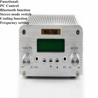 2017 hot selling product imported electronic components high quality functional wireless broadcast nio t6b fm pll transmitter