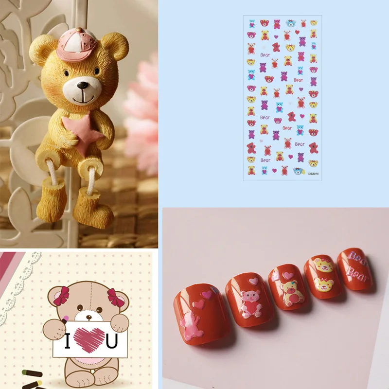 12 Designs Colorful Nail Stickers Adhesive Waterproof Warp Decorations Animals Flamingo DIY Manicure Art Tips | Красота и здоровье