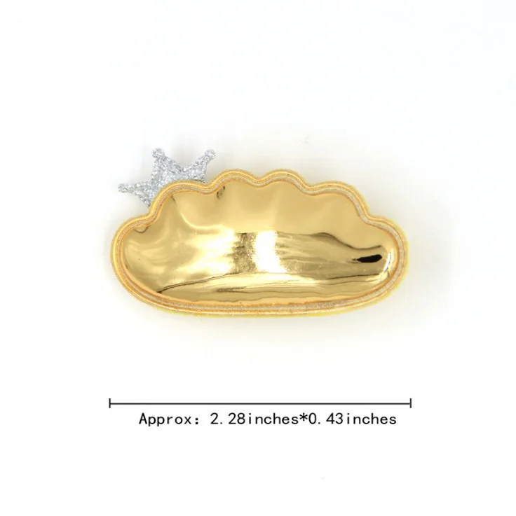 Новинка модная детская тиара Корона из искусственной кожи Гладкая облако