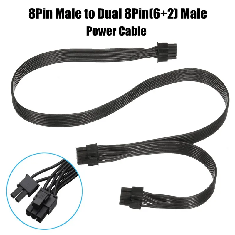 Удлинительный кабель GPU для видеокарты 60 см 18awg 8 Pin Pin(6 + 2) Male PCI-E | Компьютеры и офис