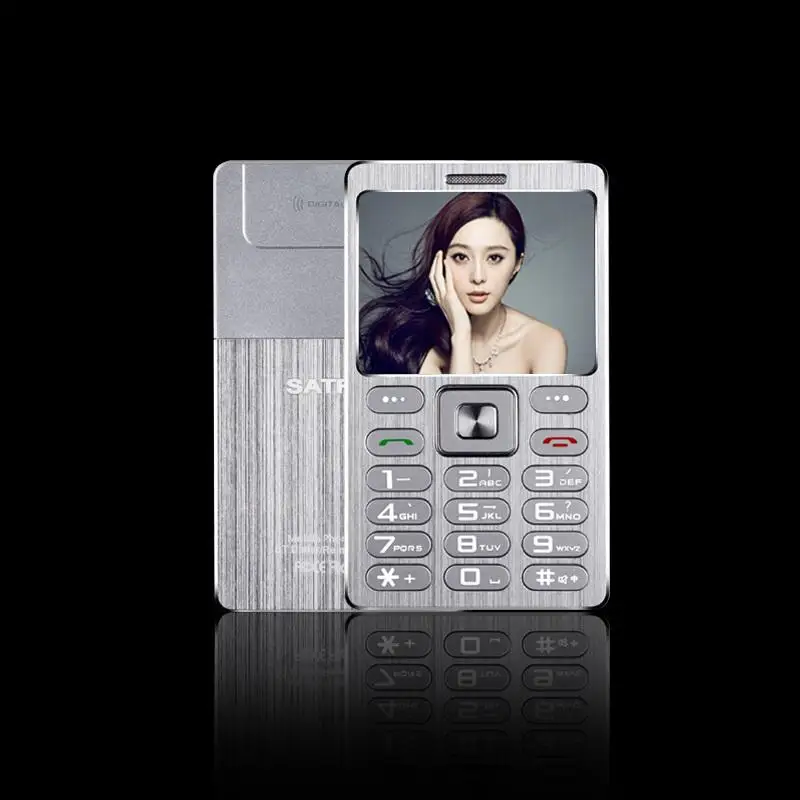 silver Металлический корпус, две sim-карты, телефон, A10, мини телефон, Bluetooth, циферблат, 3,5 мм, разъем для наушников, удаленная камера, мобильный сотовый телефон, бесплатный Чехол - Цвет: silver