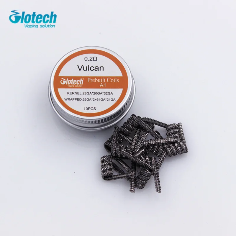 Штапель Glotech Alien Clapton в шахматном стиле готовые катушки Вулканизированная горелка