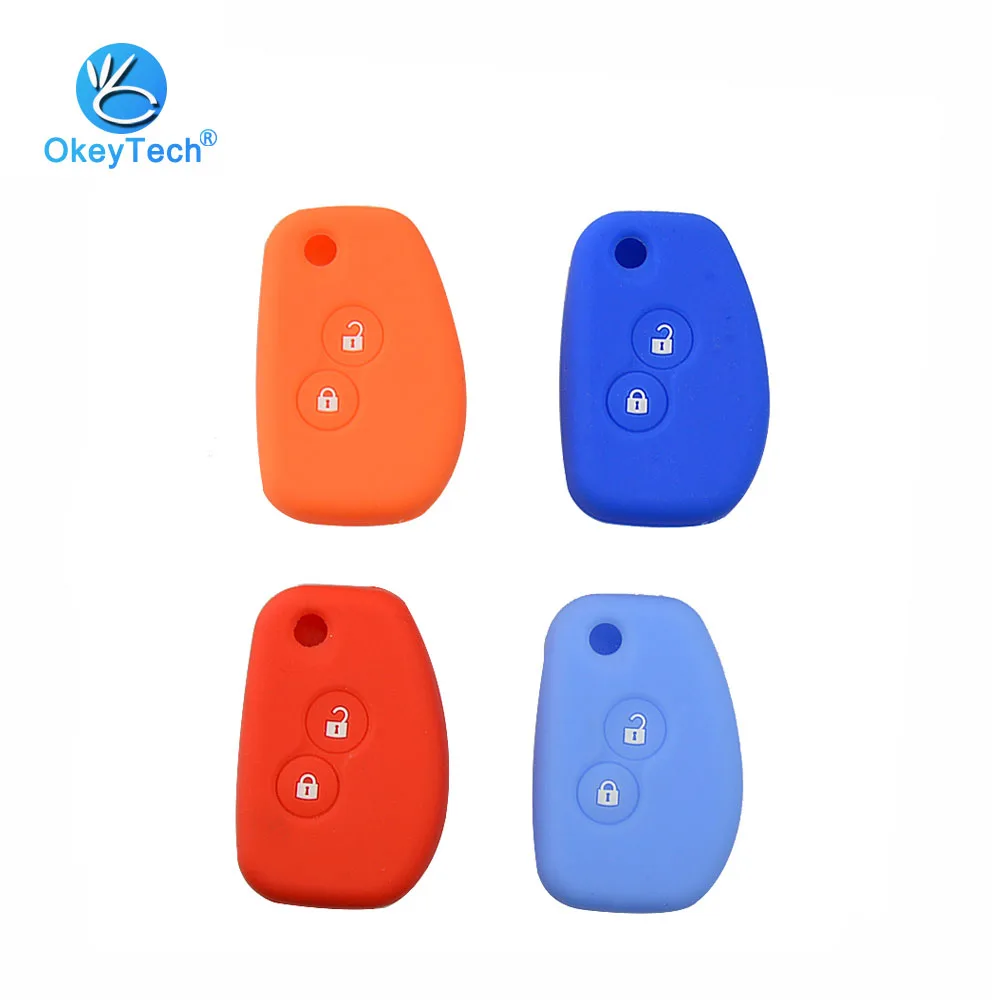 OkeyTech силиконовый резиновый чехол откидной складной 2 кнопки Защищенный кожный