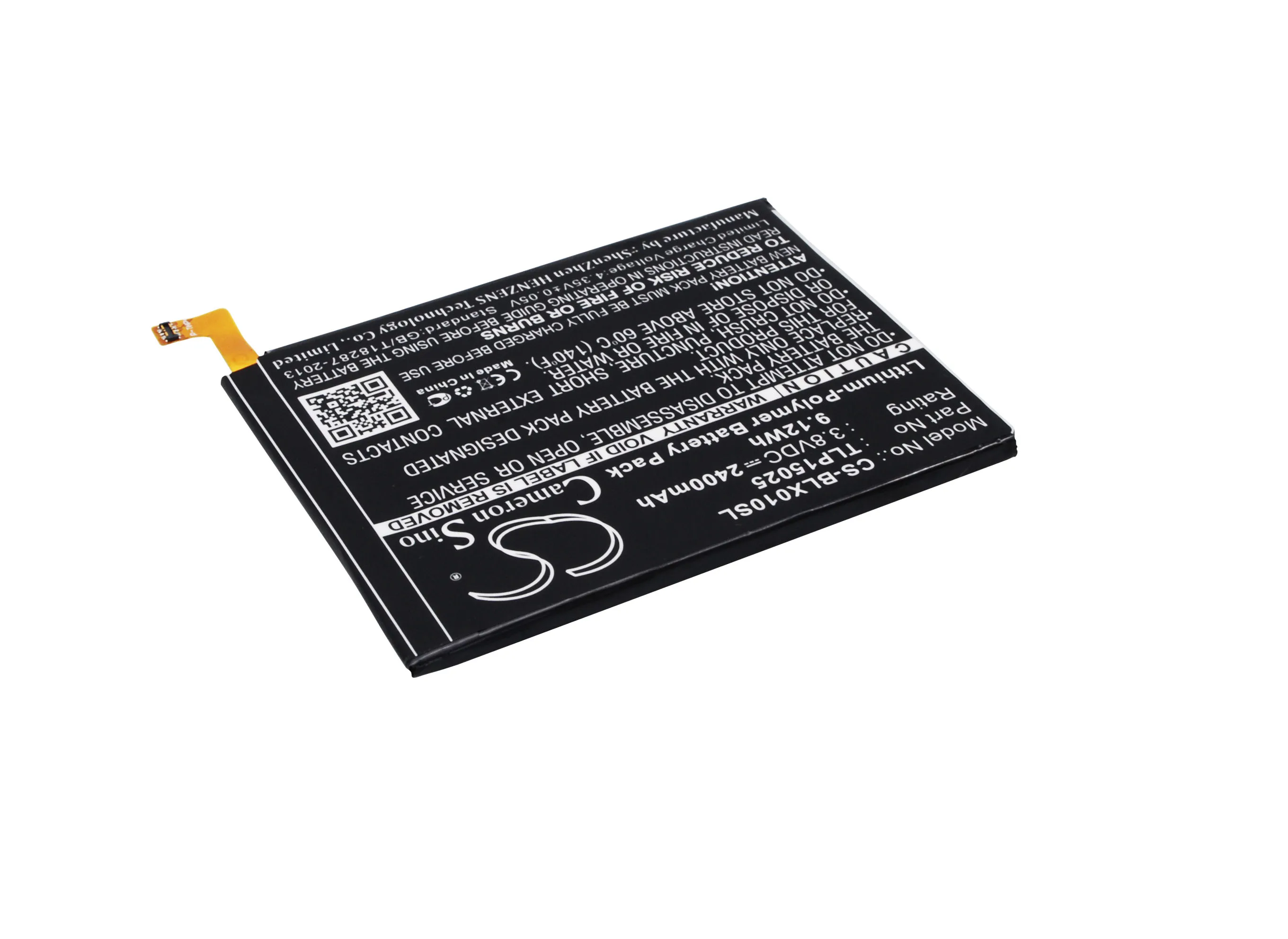 Аккумулятор Cameron Sino 2400mAh TLP15025 для BLU Life One 2015 X010Q|2400mah battery|cameron sinobattery for |