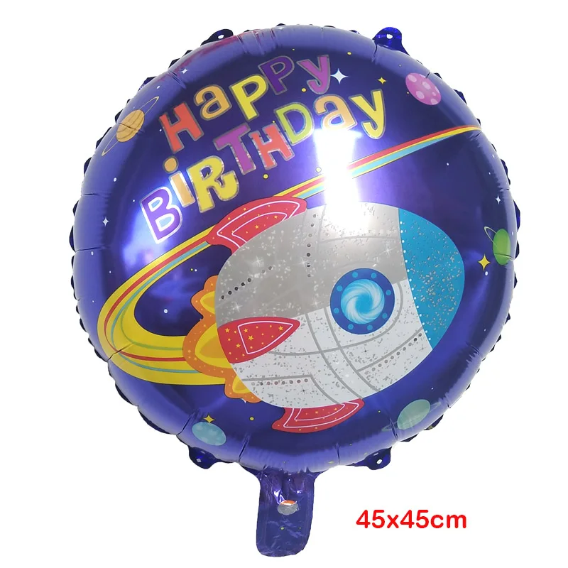 18inch rocket 5 шт./лот с мультипликационным принтом в виде космонавта, ракета Фольга воздушный шар 18 дюймов ракета, космонавт шар День рождения украшения Baby Shower шар п - Цвет: 18inch rocket