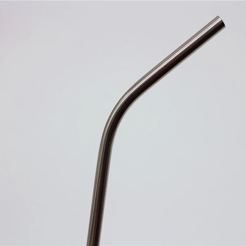 Ультра длинные 4 шт соломы Многоразовые металлические соломинки с чистящей