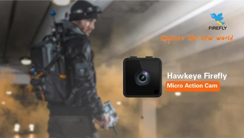 Hawkeye Firefly микро Экшн-камера мини-камера 160 градусов HD 1080P DVR встроенный микрофон для FPV RC Дрон с кабелем