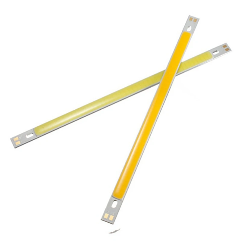 CLAITE 10 Вт COB светодиодный светильник с чипом DC12-14V COB светодиодный светильник с панелью теплый натуральный белый 200X10 мм светодиодный светильник