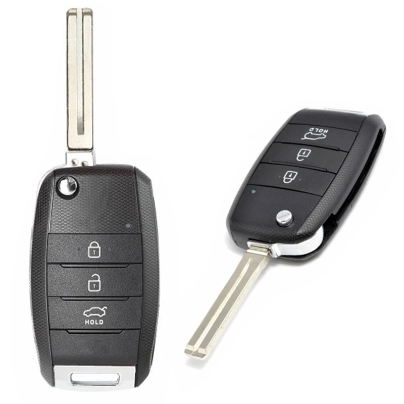KEYECU 433 МГц чип ID60 P/N: 95430-1W052 обновленный Складной флип-накопитель для Kia Rio 2011 2012 2013