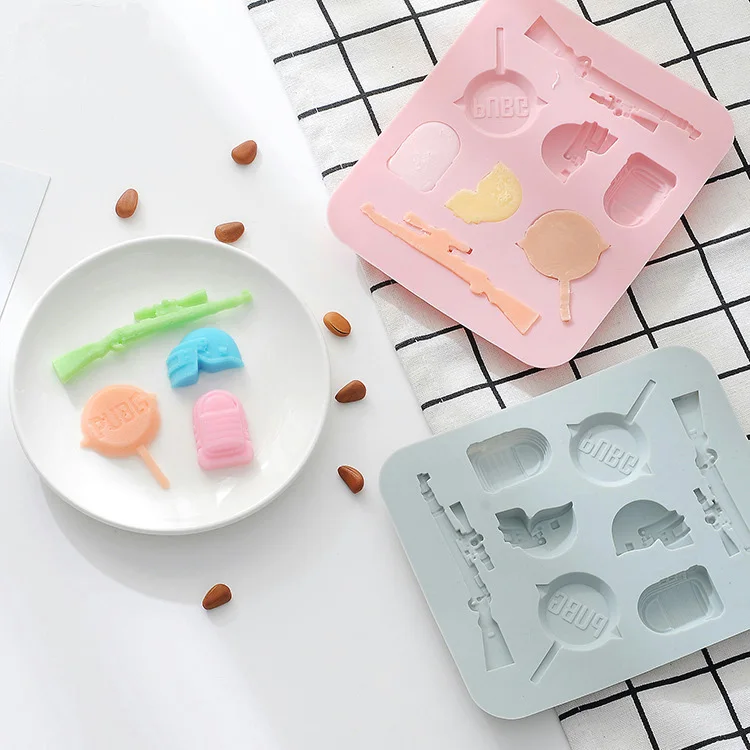 Форма PUBG для шоколада форма из силикагеля украшение торта инструмент выпечки