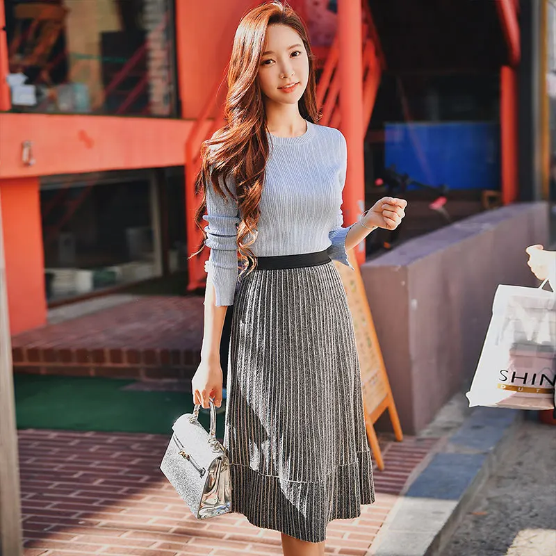 Dabuwawa Pearl Beading Casual Knitted Sweater for Girls Women Long Sleeve Simple Elegant Pullovers Top #DN1AJS003 | Женская одежда