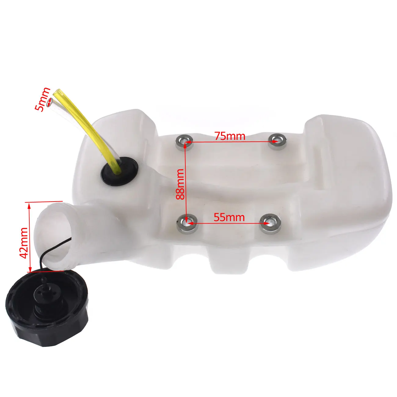 

Gas Fuel Tank w Tube Hose And Cap For ZENOAH G35L G45L HUSQVARNA 143RII