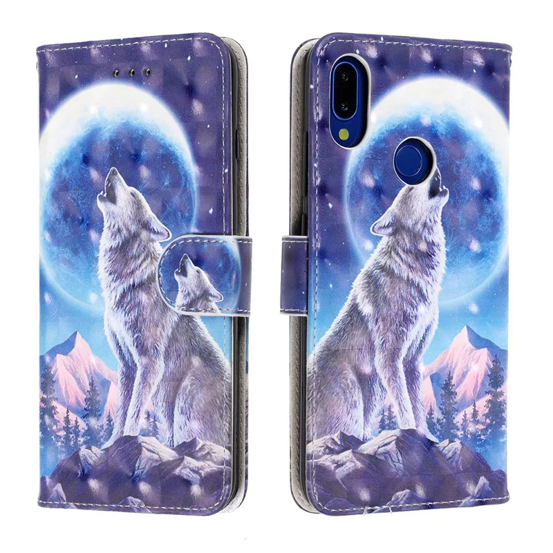 3D Кошелек Чехлы Для Xiaomi Redmi 7 7A K20 Pro Note Флип ТПУ Кожаный Чехол Xiomi MI 9T A2 Lite | Мобильные