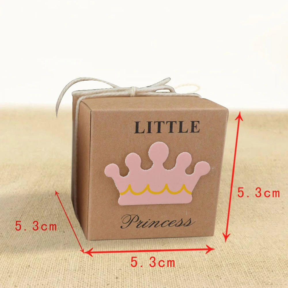 (10 шт./лот) LEISO Маленький принц принцесса квадратная крафт бумага Свадебные