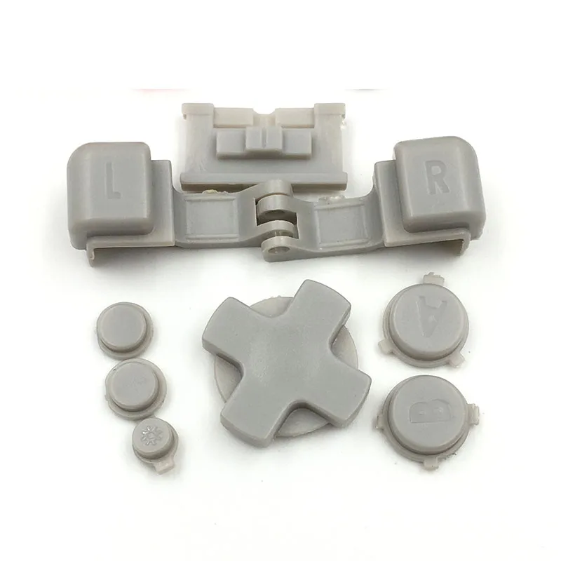 50 комплектов красные черные серые пластиковые пуговицы A B Select Start L R для GBA SP|pad pad|pad