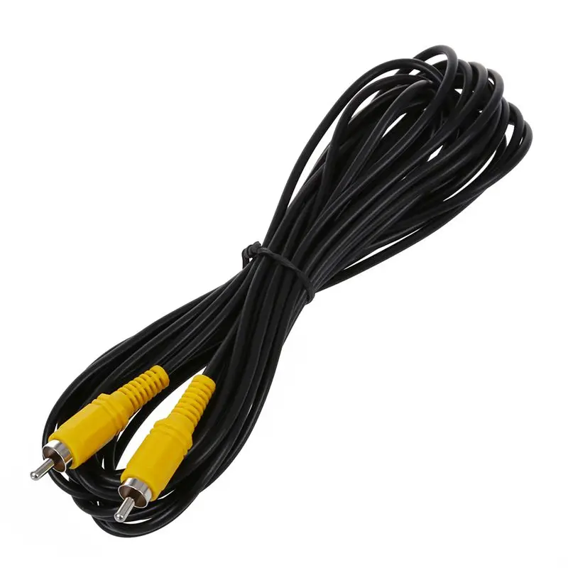 6 м Желтый RCA штекер Штекер Аудио Видео удлинитель кабель черный|Кабели HDMI| |