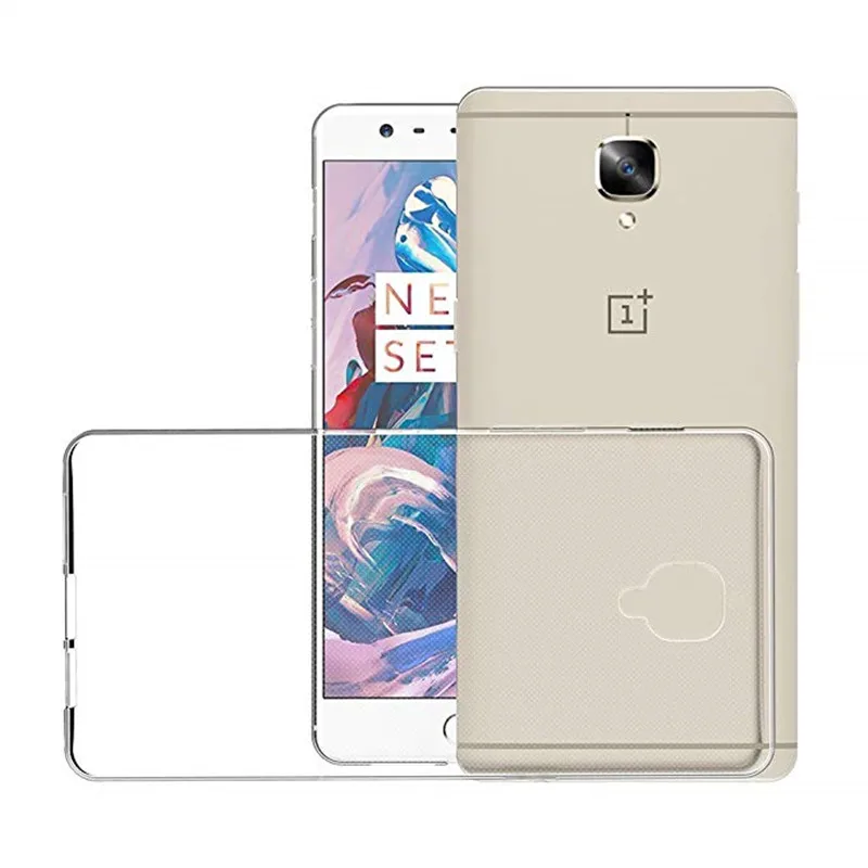 Мягкий прозрачный ТПУ силиконовый чехол для Oneplus 3 A3000 A3003 задняя крышка 5 дюймов