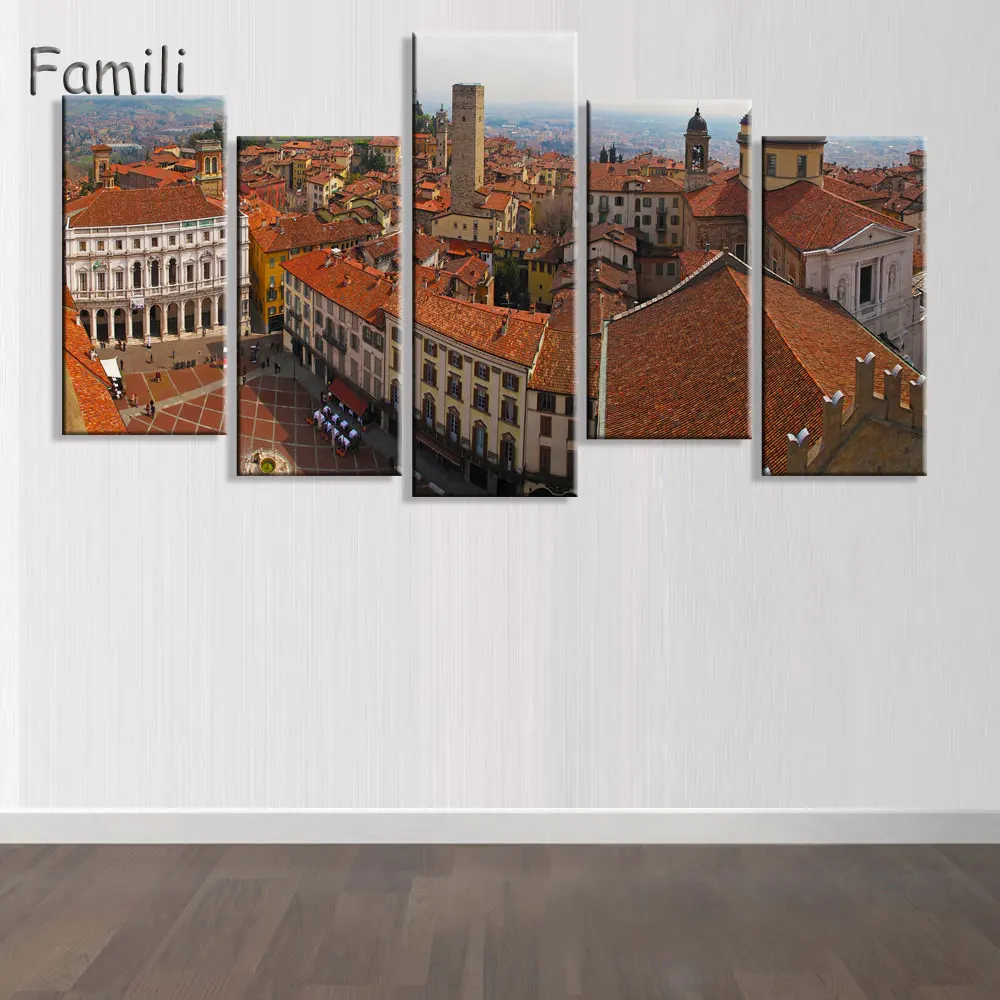 5 шт./компл. Женская печать Италия как озеро вилла хиллад для стен декор комнаты