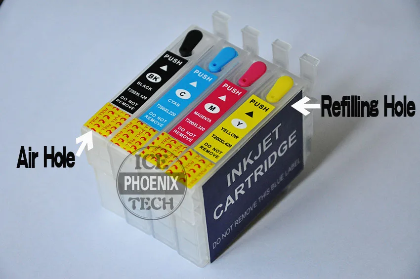 Для печатающей головки Epson XP-102 XP-202 XP-205 XP-215 XP-30 XP-212 XP-412 принтер перезаправляемый